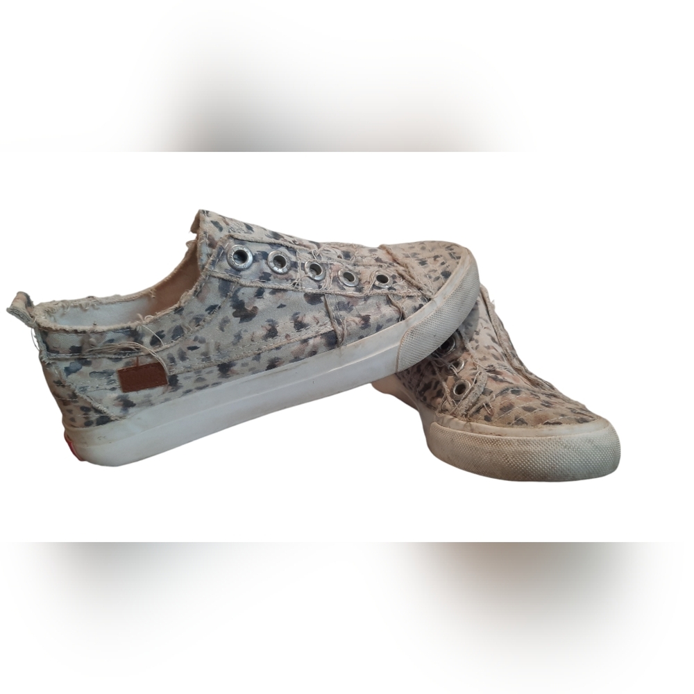 Blowfish Sneakers Kids 2.5 Animal Print Laceless Outdoor Beach Comfort Walking